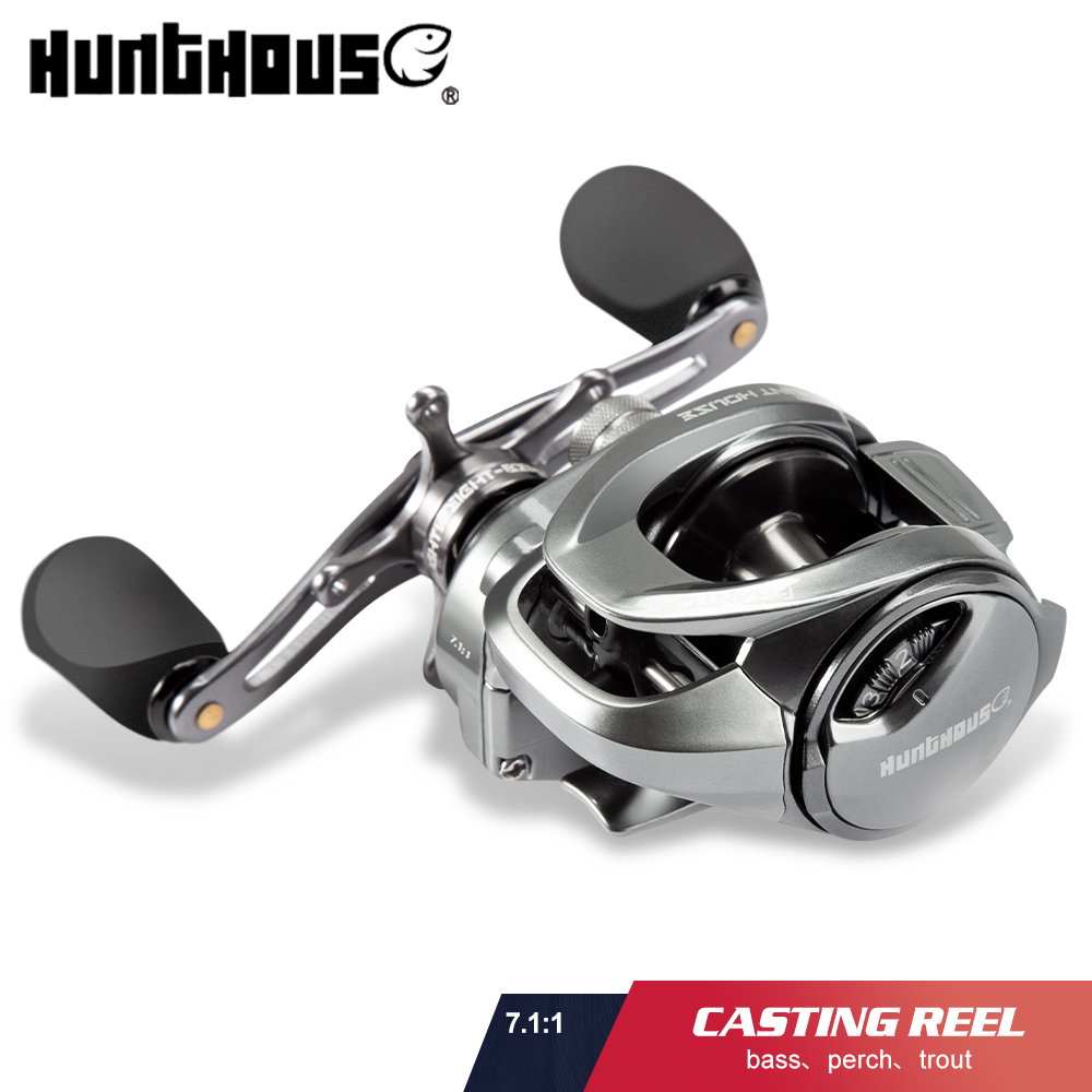 Abu Garcia Reel Max - Hunthouse Vissen Baitcast Reel Casting 7.1:1