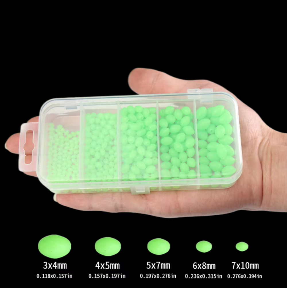 Fishing Lure Kit - 375 stks/set Nacht Lichtgevende Vissen Harde