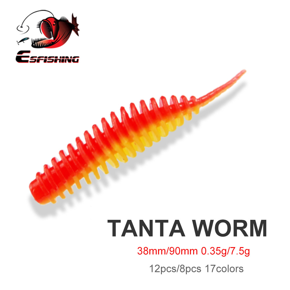 Fishing Lure Soft Plastic - ESFISHING Vissen Worm Aas Lokmiddel Tanta