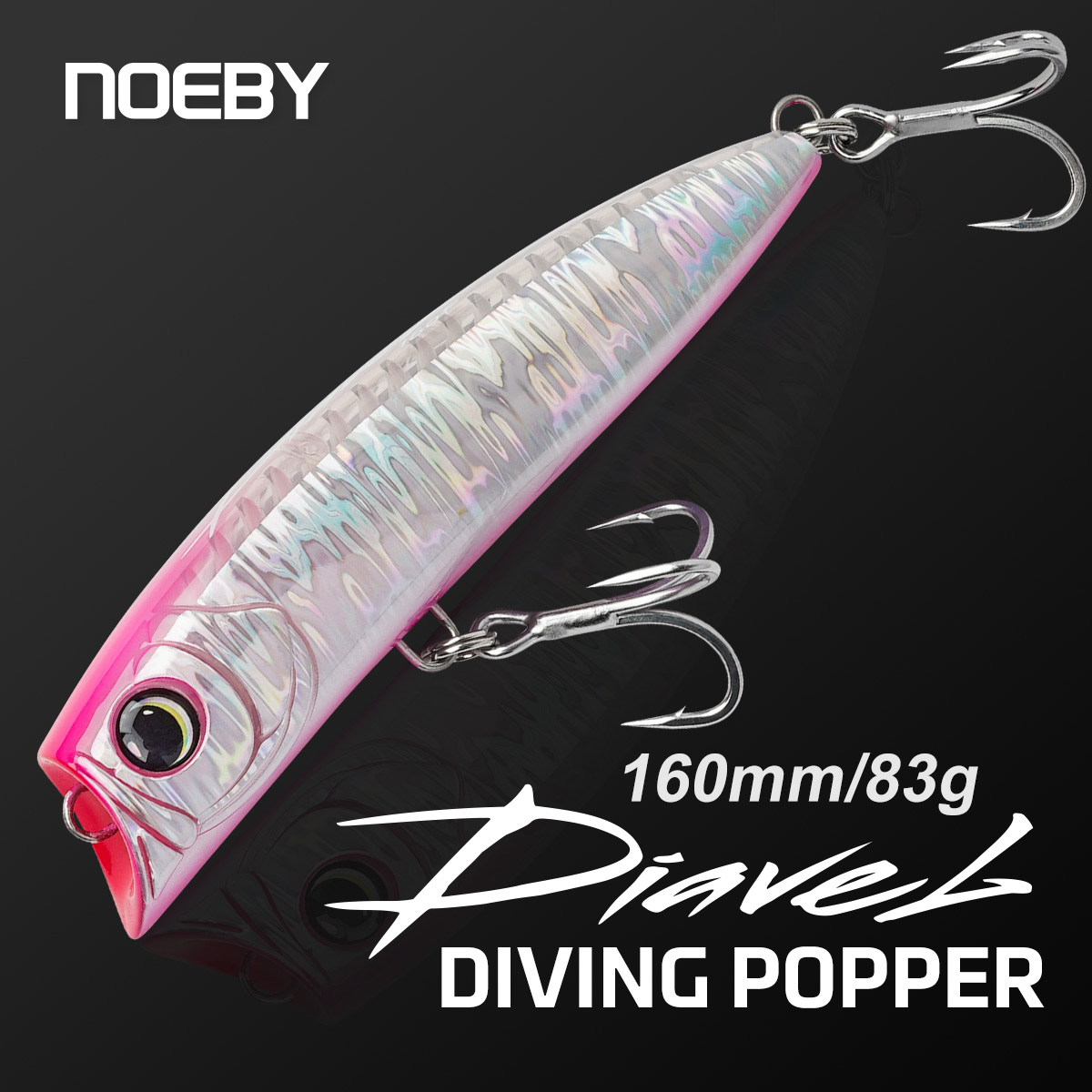 Fishing Lure Popper - Noeby Duiken Popper Vissen Lokken 160mm