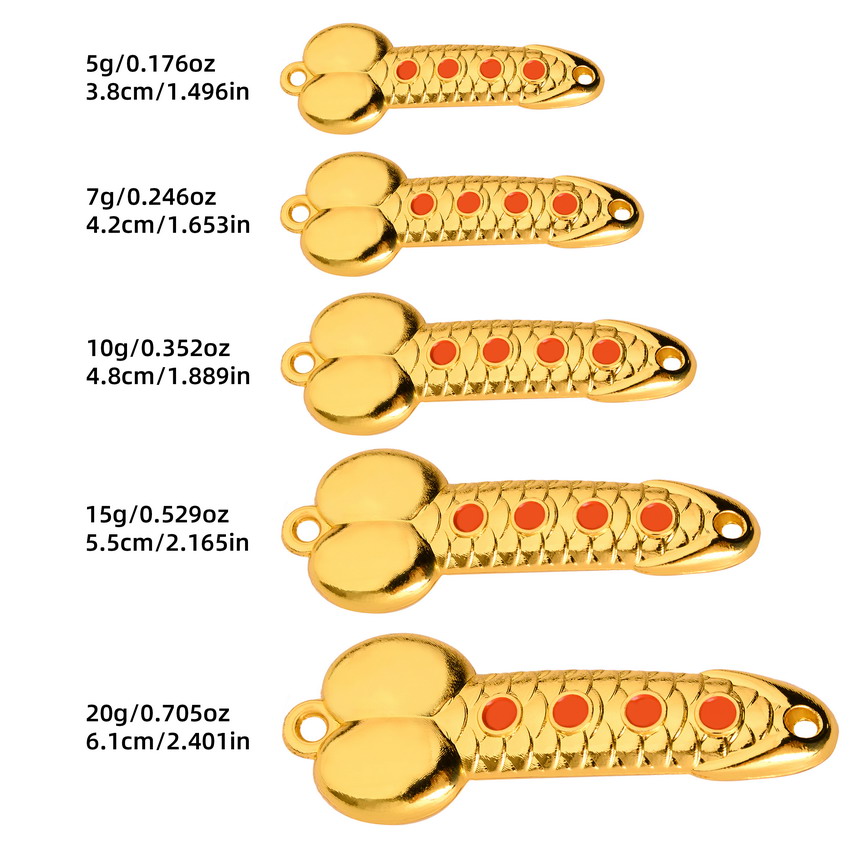 Metalen Lepel Penis Vorm Visaa - Fishing Lure Spoon recensie en prijs