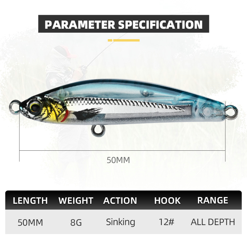 BLUX EXILE 50 Zinkende Zwaarte - Fishing Lure Topwater recensie en prijs