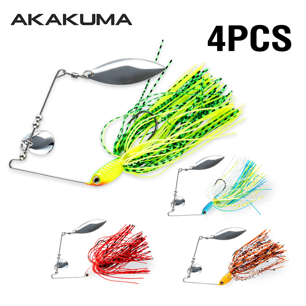 4 stuks 18g Spinnerbait Vislok - Fishing Lure Blade Bait recensie en prijs