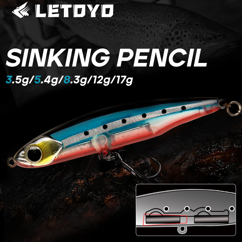 LETOYO Sinking Potlood 17g 12g - Fishing Lure Swimbait recensie en prijs