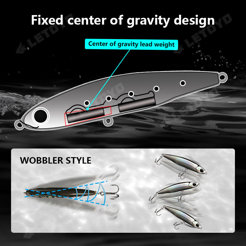 LETOYO Sinking Potlood 17g 12g - Fishing Lure Swimbait recensie en prijs