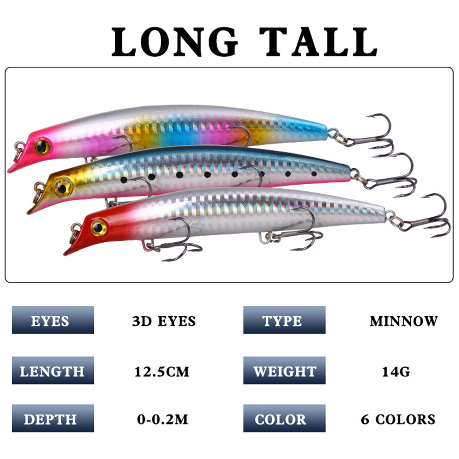 6pcs Crankbaits Vissen Lokt Ze - Fishing Lure Swimbait recensie en prijs