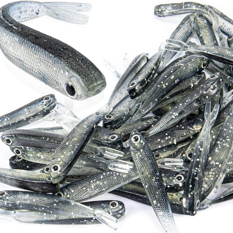 10/20/30 Stuks Split Tail Minn - Fishing Lure Soft Plastic recensie en prijs