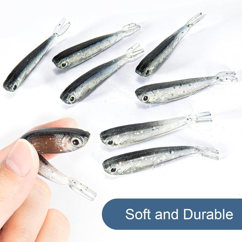 10/20/30 Stuks Split Tail Minn - Fishing Lure Soft Plastic recensie en prijs