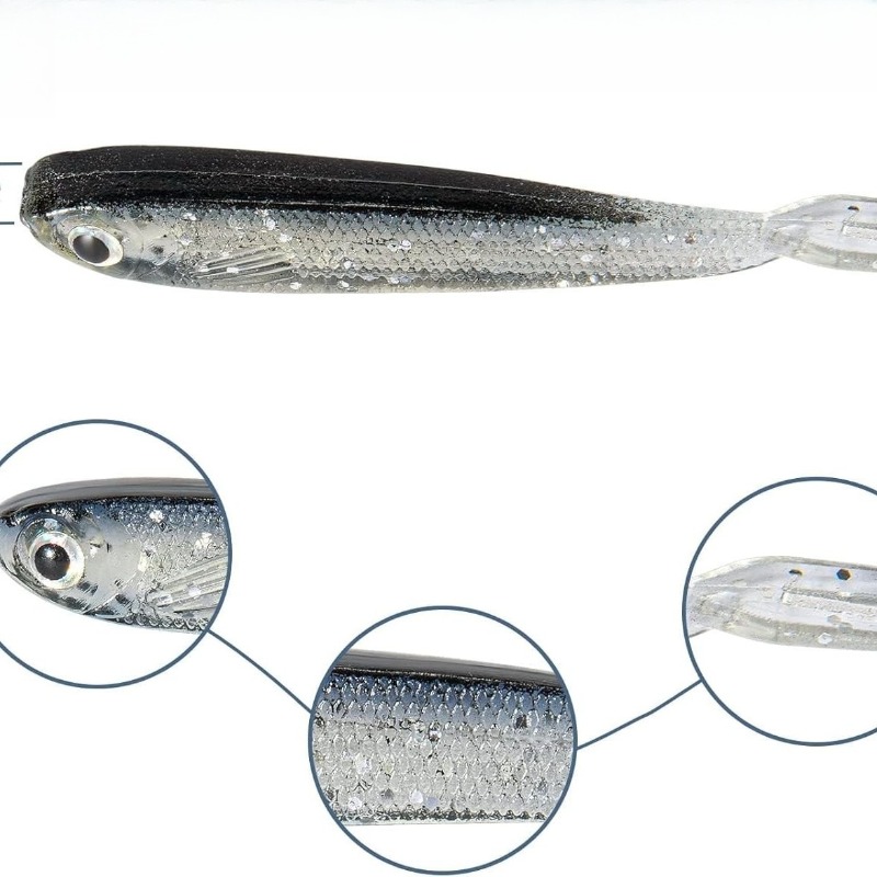 10/20/30 Stuks Split Tail Minn - Fishing Lure Soft Plastic recensie en prijs