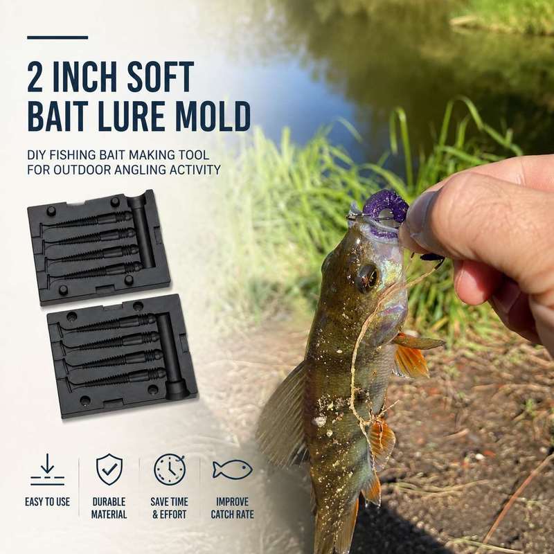 2 inch zacht aasvorm voor het  - Fishing Lure Kit recensie en prijs