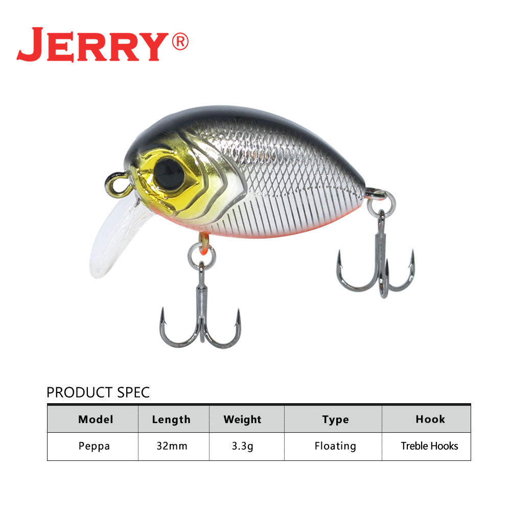 Jerry Peppa Wobbler Lokken Dri - Fishing Lure Crankbait recensie en prijs