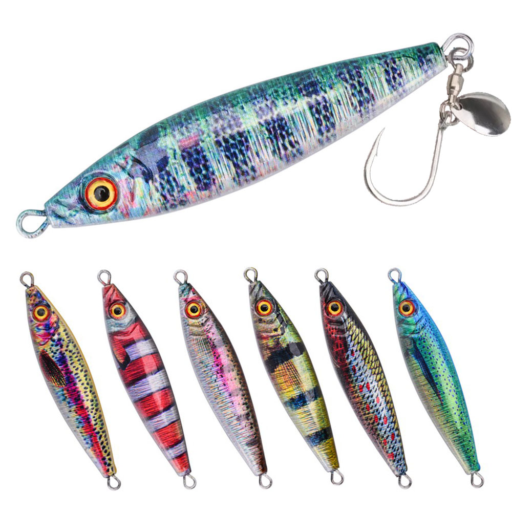 Metalen Jig Lokmiddel Met Draa - Fishing Lure Blade Bait recensie en prijs