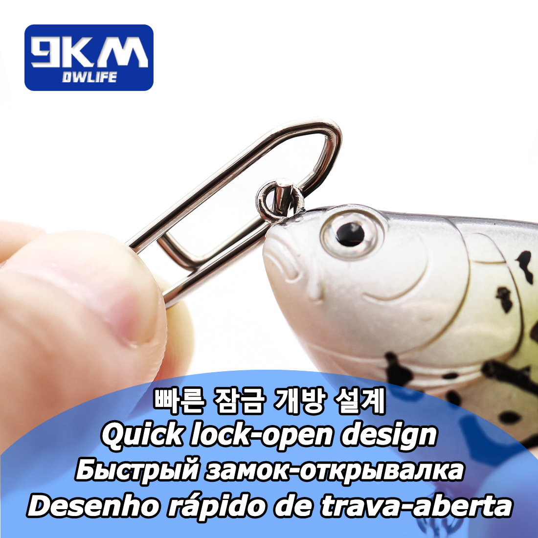 9KM Vissen Snap Kit 110 stks R - Fishing Lure Kit recensie en prijs