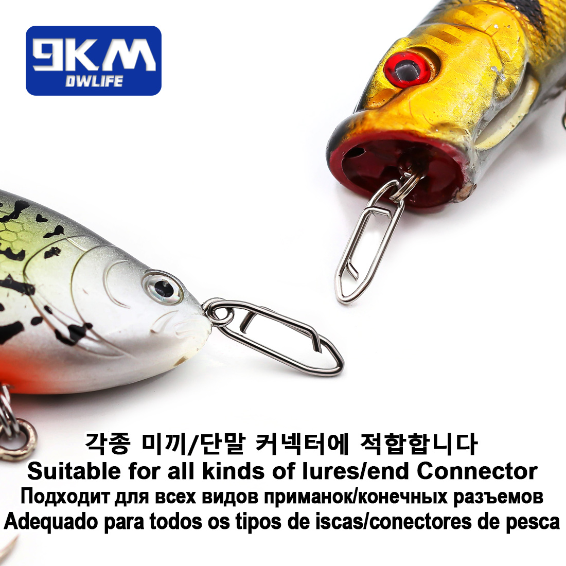 9KM Vissen Snap Kit 110 stks R - Fishing Lure Kit recensie en prijs