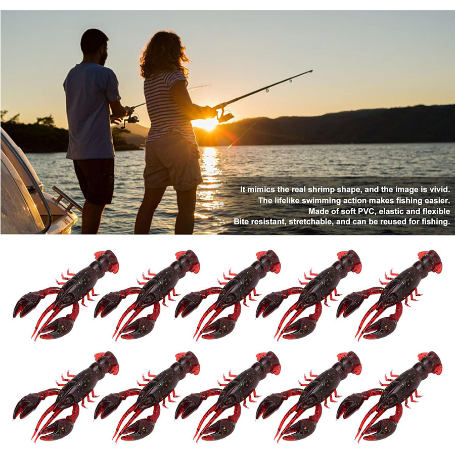 20pcs Langoesten Kunstaas Garn - Fishing Lure Swimbait recensie en prijs